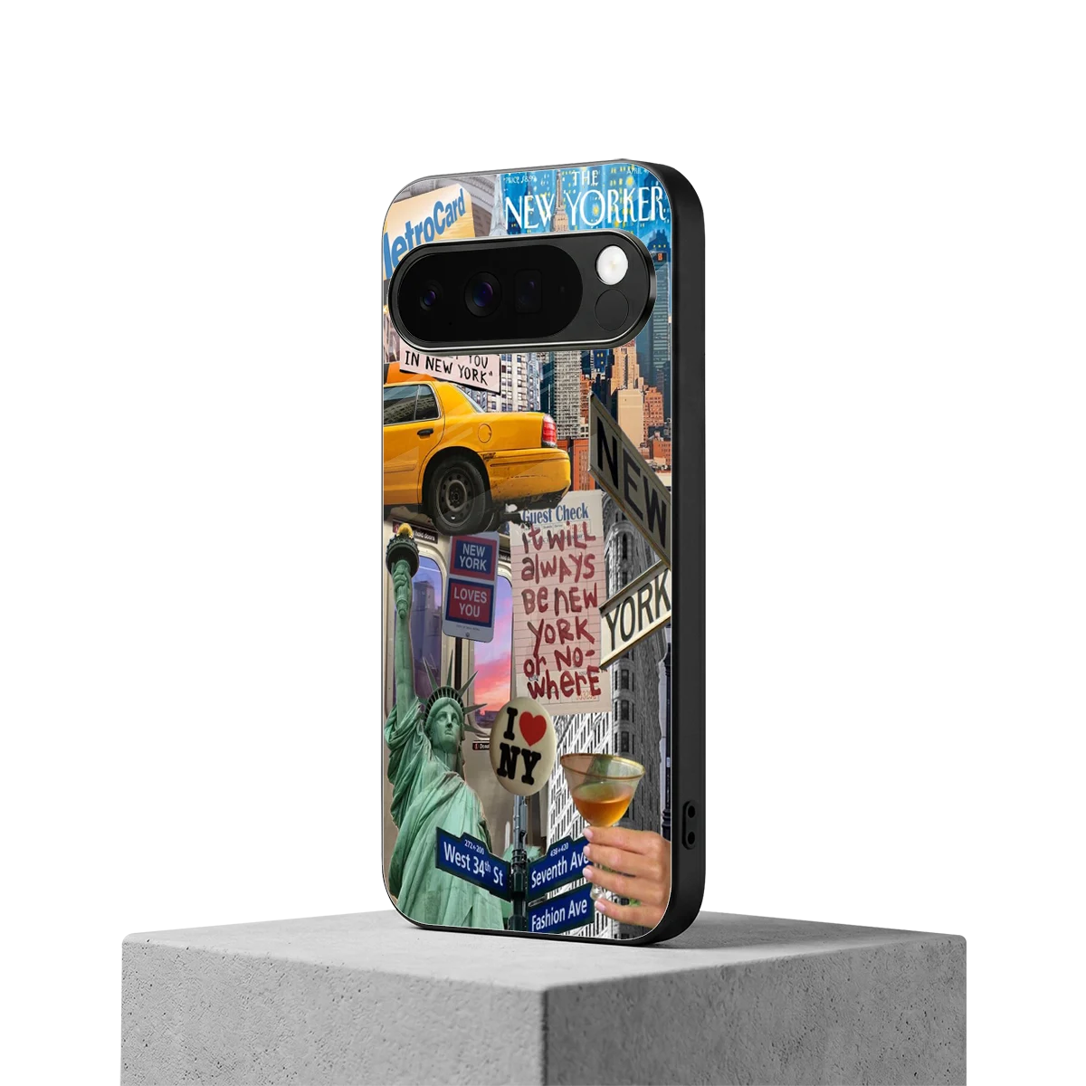 NY Forever google pixel 10 pro xl mobile cover | shockproof glass phone case