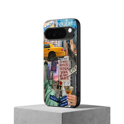 NY Forever google pixel 10 pro xl mobile cover | shockproof glass phone case