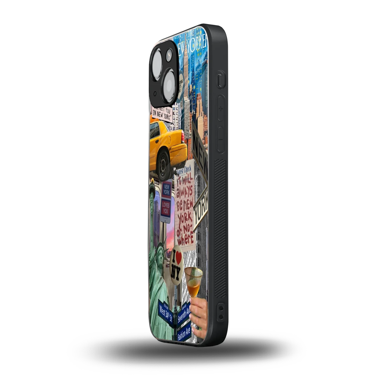 NY Forever iphone 13 mini mobile cover | shockproof glass phone case