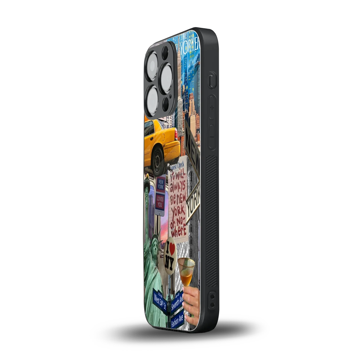 NY Forever iphone 13 pro mobile cover | shockproof glass phone case