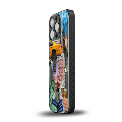 NY Forever iphone 13 pro mobile cover | shockproof glass phone case