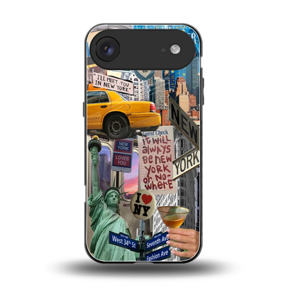 NY Forever back phone cover | glass case for iphone air