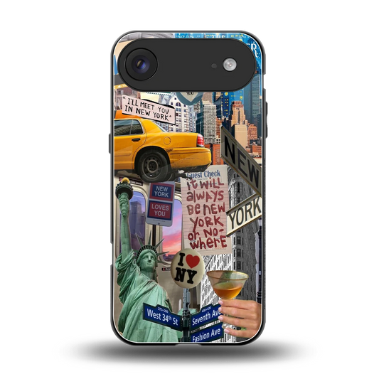 NY Forever back phone cover | glass case for iphone air