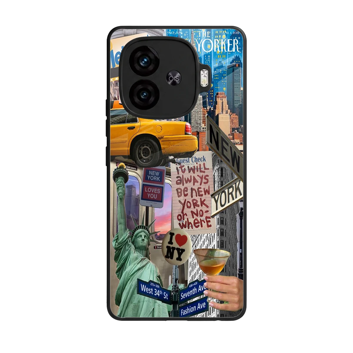 NY Forever back phone cover | glass case for iqoo neo 10r 5g