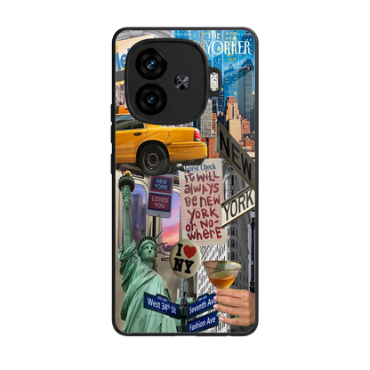 NY Forever back phone cover | glass case for iqoo neo 10r 5g