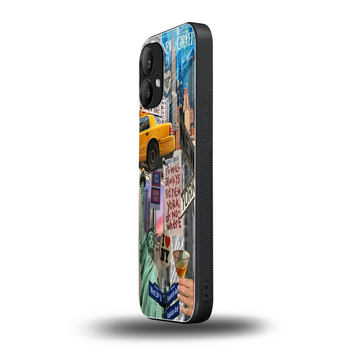 NY Forever nothing phone 2 mobile cover | shockproof glass phone case