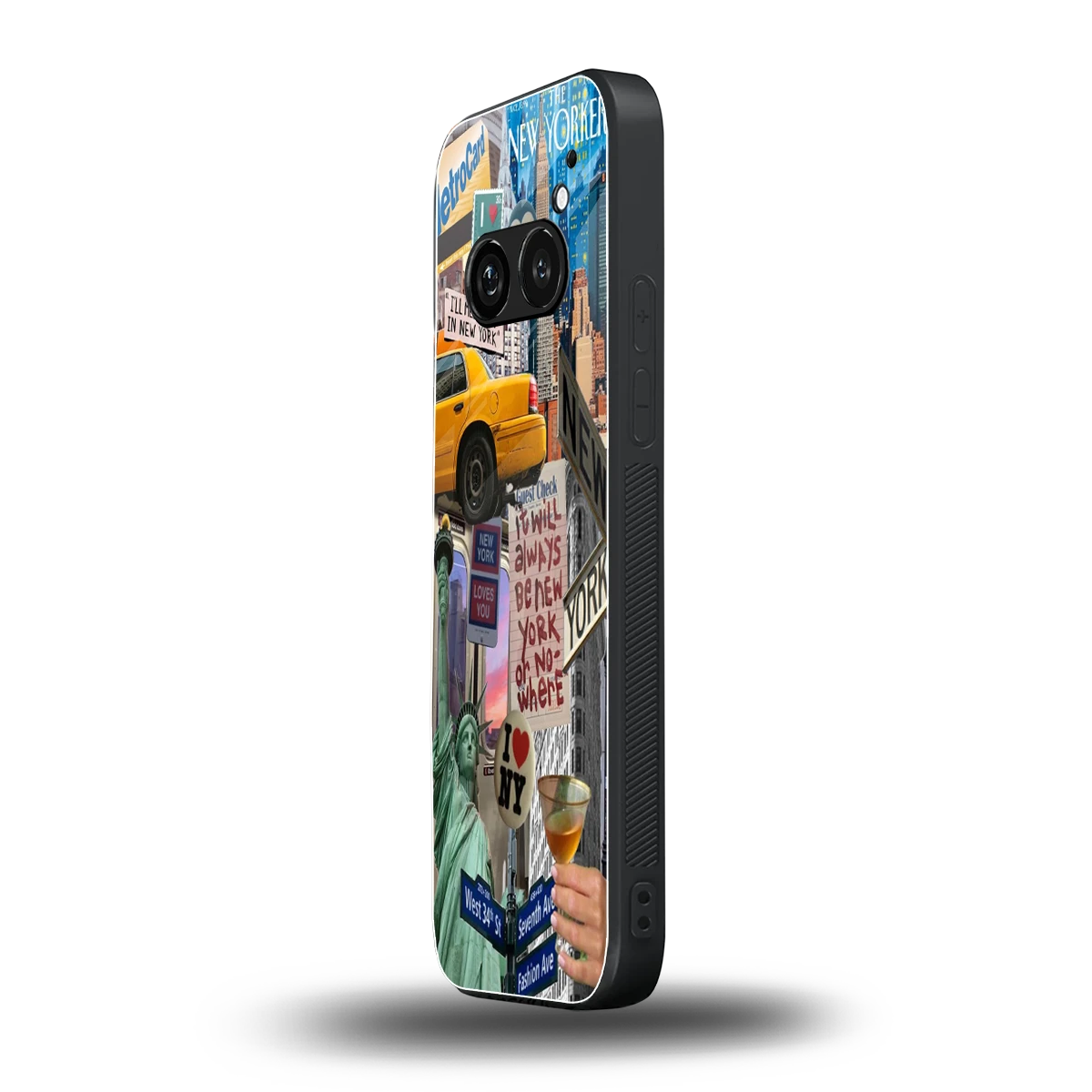 NY Forever nothing phone 2a plus mobile cover | shockproof glass phone case