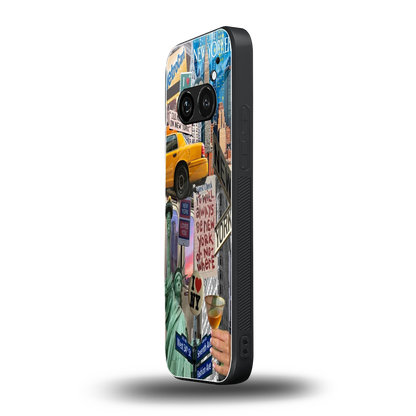 NY Forever nothing phone 2a plus mobile cover | shockproof glass phone case