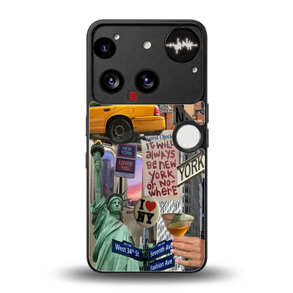 NY Forever back phone cover | glass case for nothing phone 3