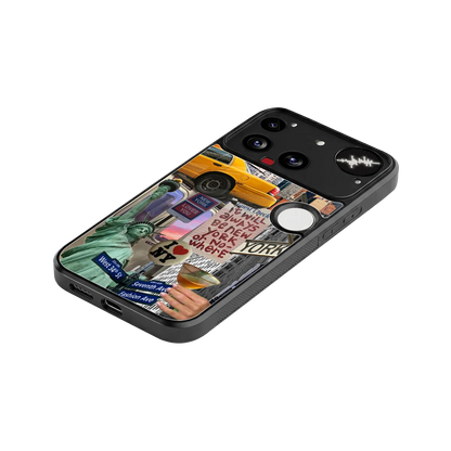 NY Forever stylish phone case for nothing phone 3 | glossy glass and slim fit