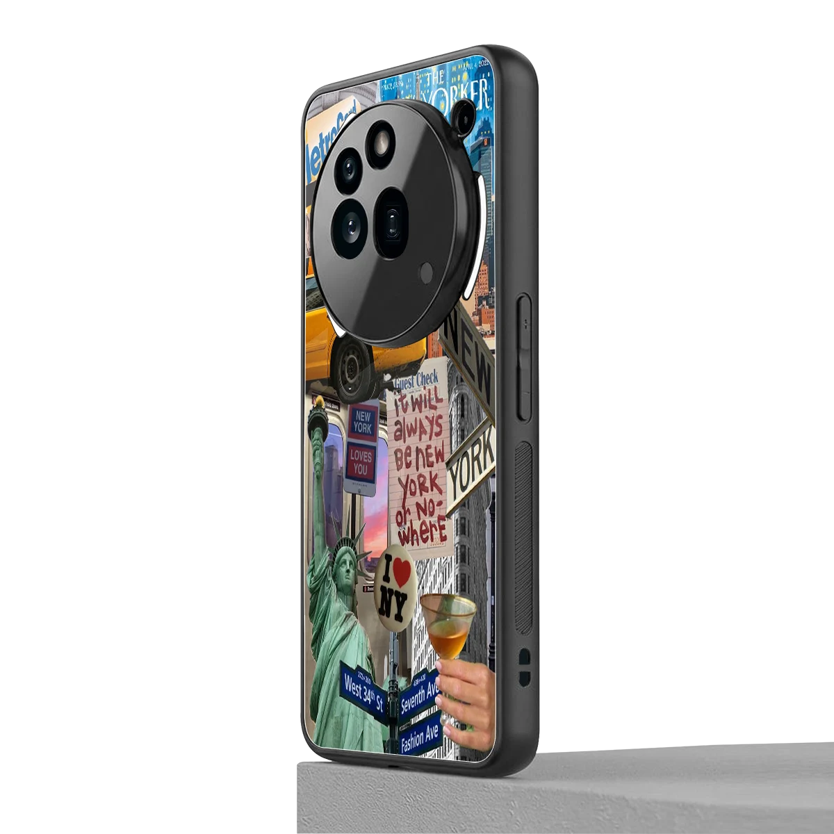 NY Forever nothing phone 3a pro mobile cover | shockproof glass phone case
