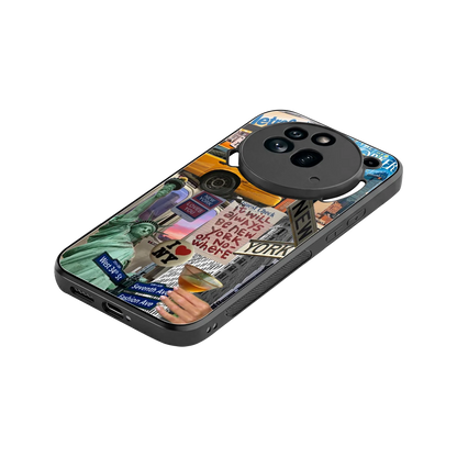 NY Forever stylish phone case for nothing phone 3a pro | glossy glass and slim fit