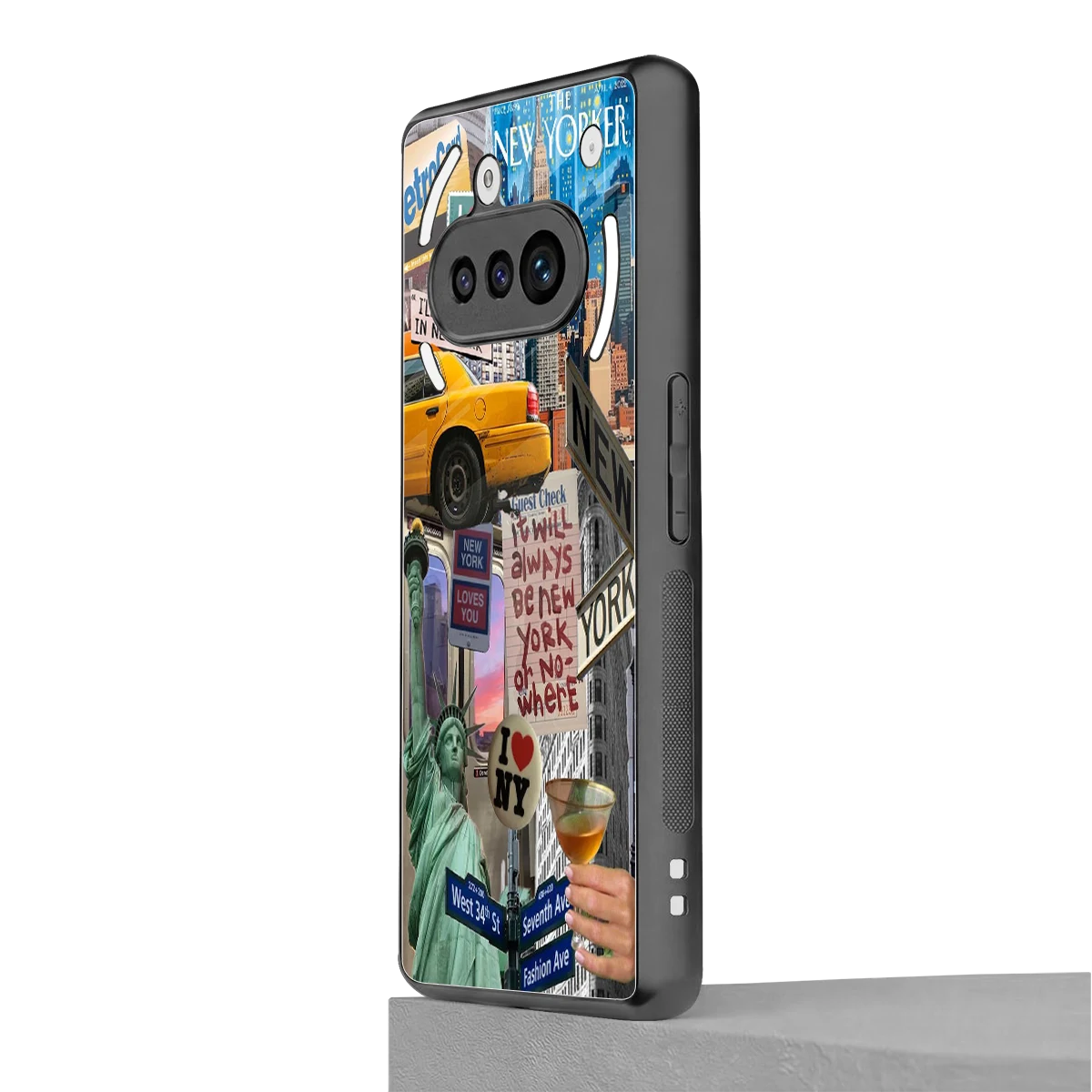 NY Forever nothing phone 3a mobile cover | shockproof glass phone case