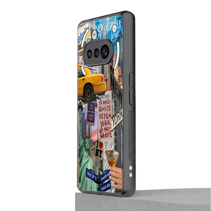 NY Forever nothing phone 3a mobile cover | shockproof glass phone case