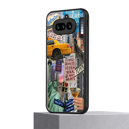 NY Forever nothing phone 4a mobile cover | shockproof glass phone case