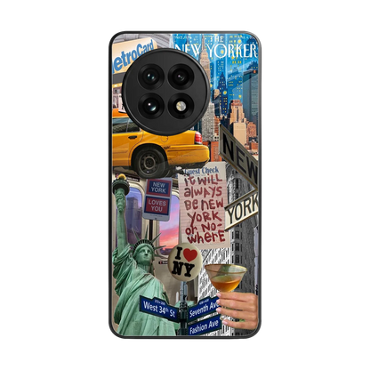 NY Forever back phone cover | glass case for oneplus 13r