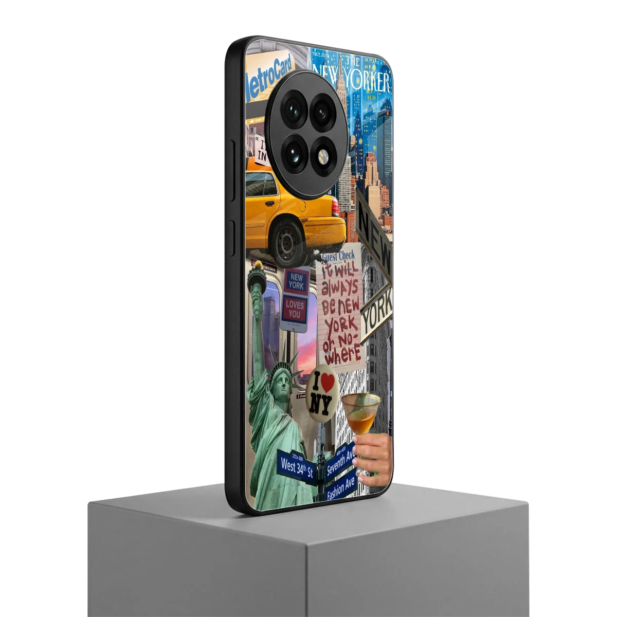 NY Forever oneplus 13r mobile cover | shockproof glass phone case