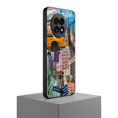 NY Forever oneplus 13r mobile cover | shockproof glass phone case