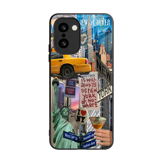 NY Forever back phone cover | glass case for oneplus 15r