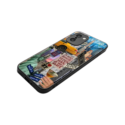 NY Forever stylish phone case for oneplus 15r | glossy glass and slim fit