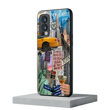 NY Forever oneplus nord 2 mobile cover | shockproof glass phone case