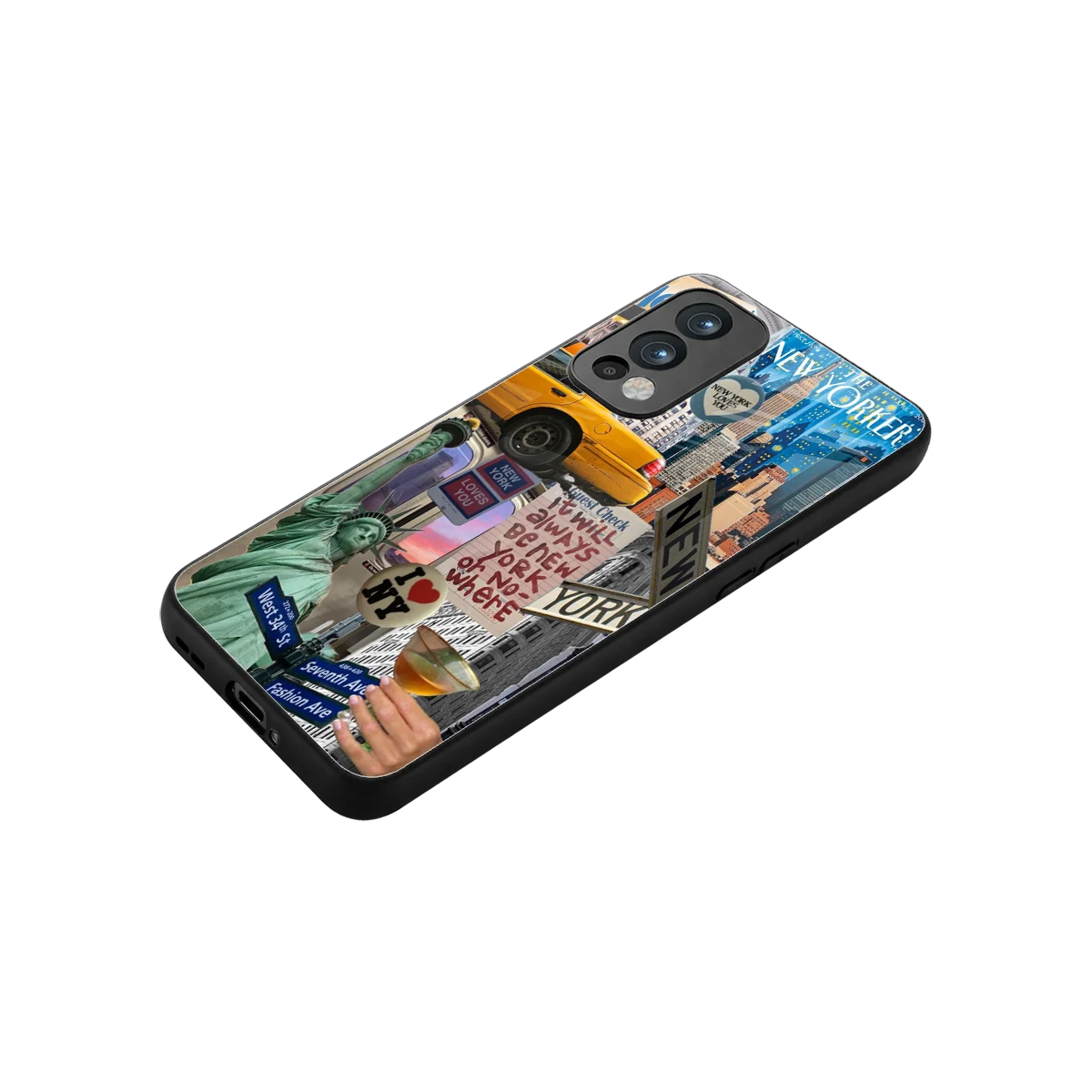 NY Forever stylish phone case for oneplus nord 2 | glossy glass and slim fit