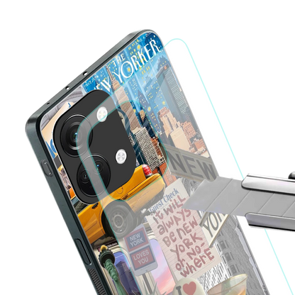 NY Forever stylish phone case for oneplus nord 3 | glossy glass and slim fit