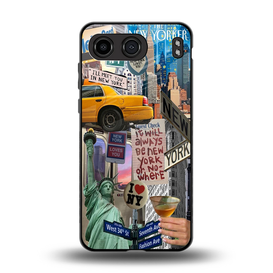 NY Forever back phone cover | glass case for oneplus nord 4