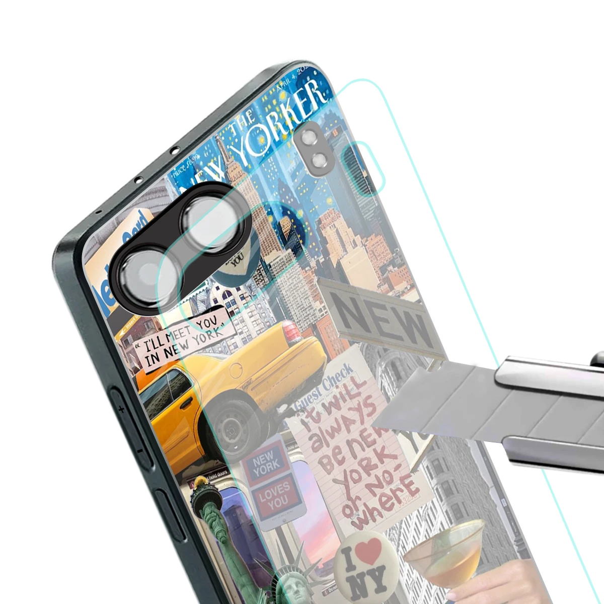 NY Forever stylish phone case for oneplus nord 4 | glossy glass and slim fit