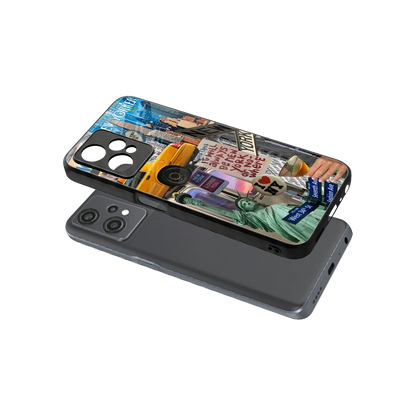 NY Forever sleek oneplus nord ce 2 lite cover with tempered glass back and TPU edges
