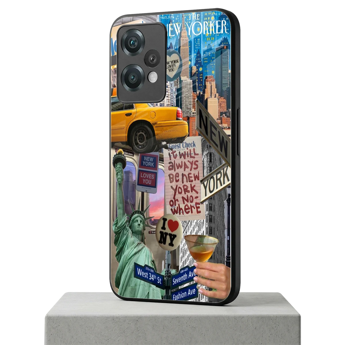 NY Forever oneplus nord ce 2 lite mobile cover | shockproof glass phone case