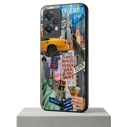 NY Forever oneplus nord ce 2 lite mobile cover | shockproof glass phone case