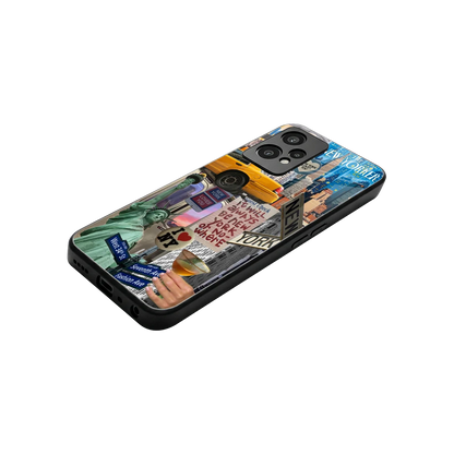NY Forever stylish phone case for oneplus nord ce 2 lite | glossy glass and slim fit