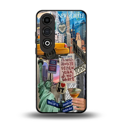 NY Forever back phone cover | glass case for oneplus nord ce 4
