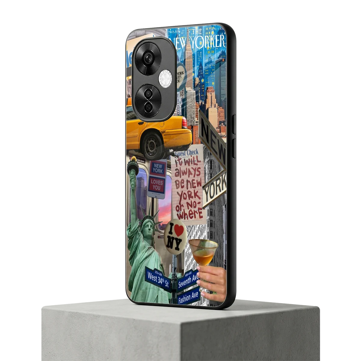 NY Forever oneplus nord ce 3 lite mobile cover | shockproof glass phone case