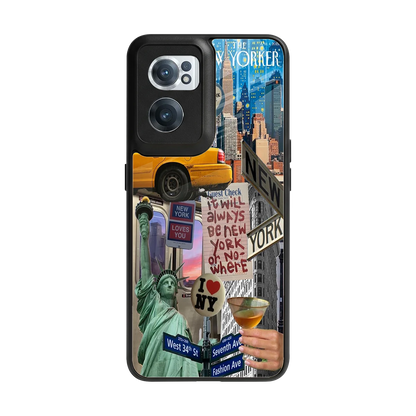 NY Forever back phone cover | glass case for oneplus nord ce 2