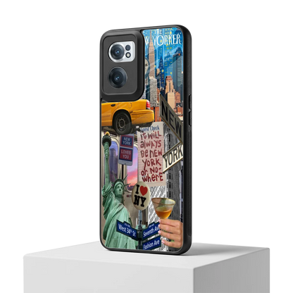 NY Forever oneplus nord ce 2 mobile cover | shockproof glass phone case
