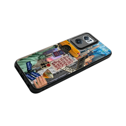 NY Forever stylish phone case for oneplus nord ce 2 | glossy glass and slim fit