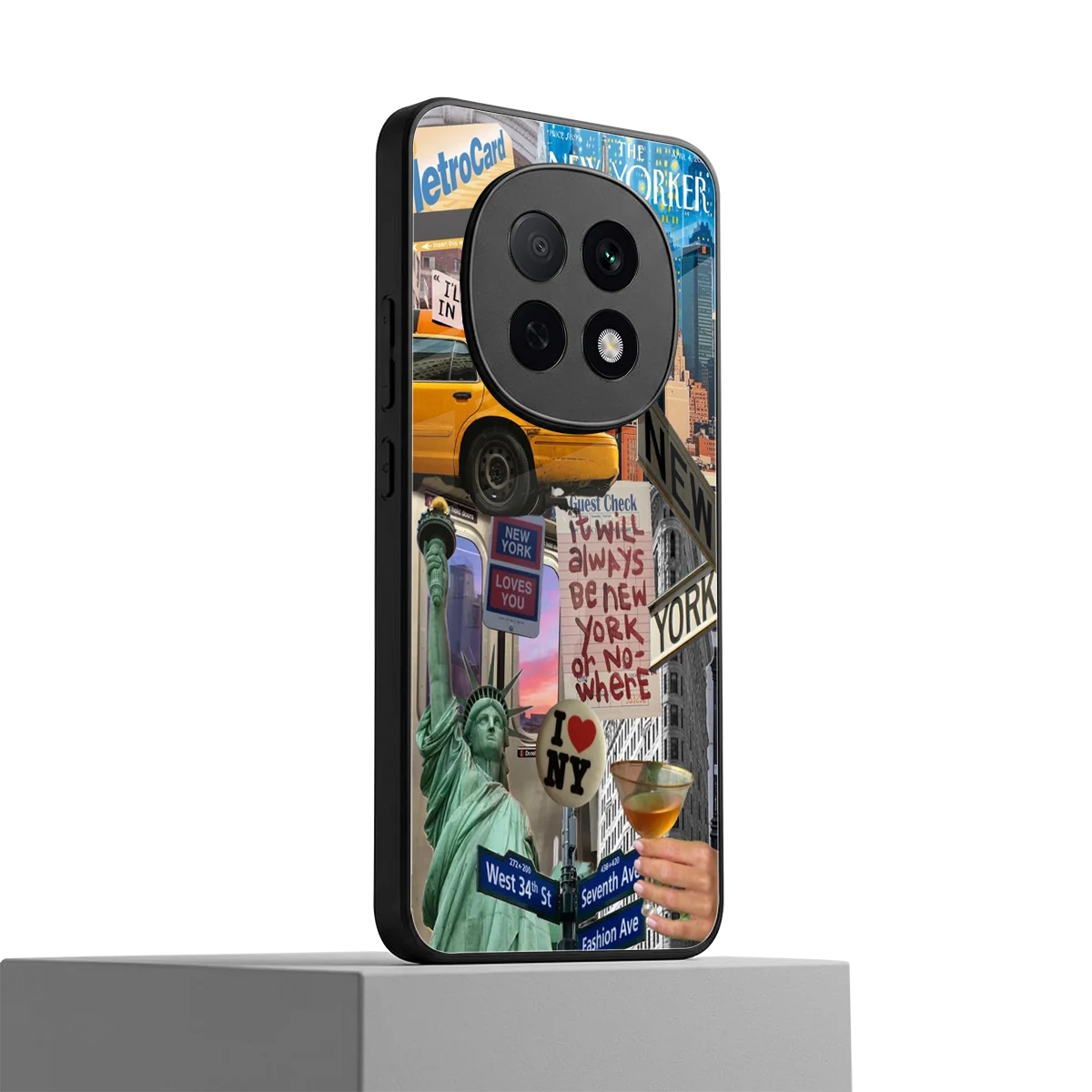 NY Forever oppo f29 pro 5g mobile cover | shockproof glass phone case