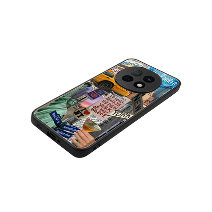 NY Forever stylish phone case for oppo f29 pro 5g | glossy glass and slim fit