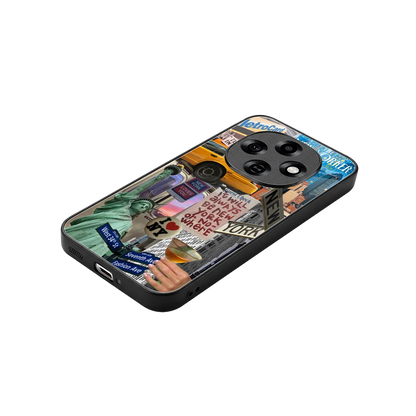 NY Forever stylish phone case for oppo f31 pro 5g | glossy glass and slim fit