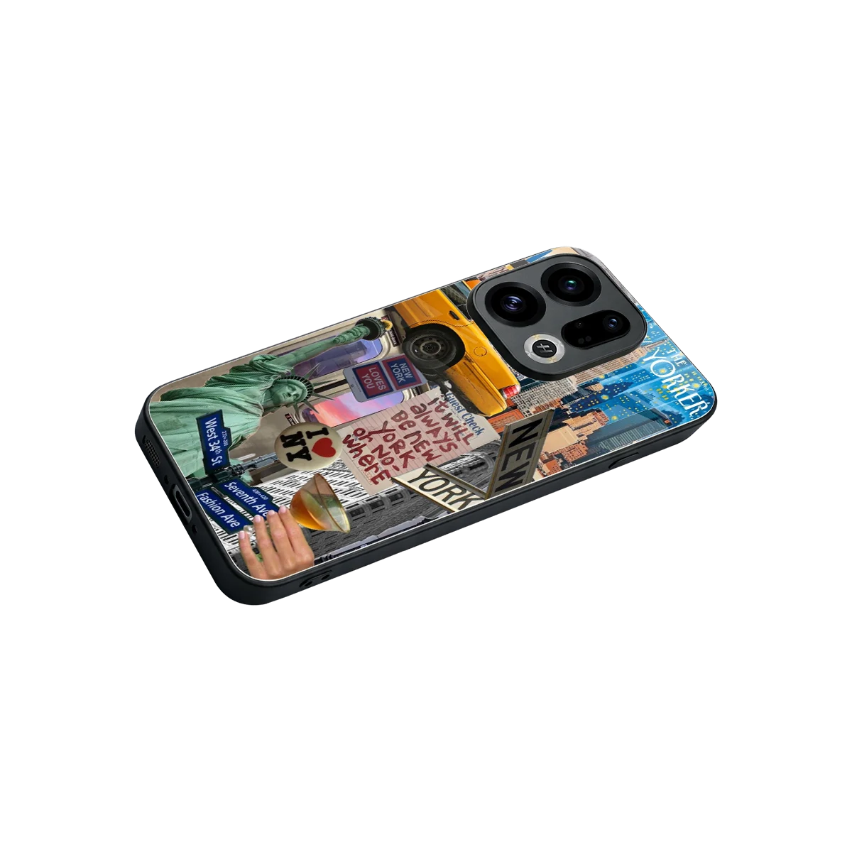 NY Forever stylish phone case for oppo find x9 | glossy glass and slim fit