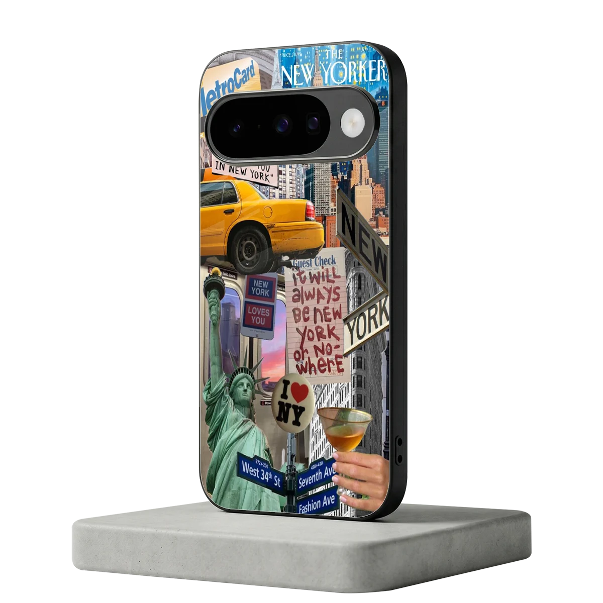 NY Forever google pixel 10 mobile cover | shockproof glass phone case