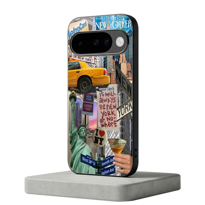 NY Forever google pixel 10 mobile cover | shockproof glass phone case