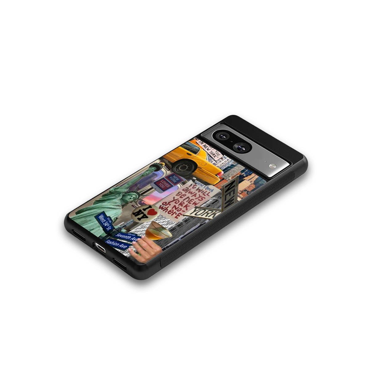 NY Forever google pixel 8 mobile cover | shockproof glass phone case