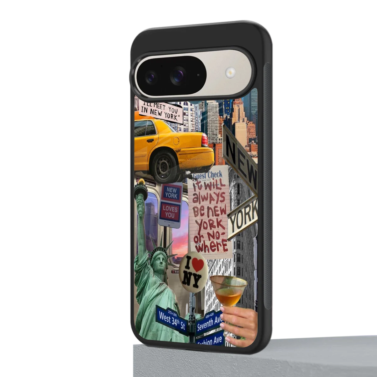 NY Forever google pixel 9 mobile cover | shockproof glass phone case