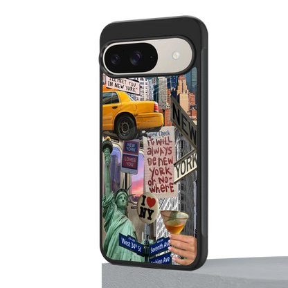 NY Forever google pixel 9 mobile cover | shockproof glass phone case