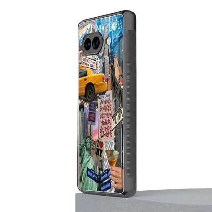 NY Forever google pixel 10a mobile cover | shockproof glass phone case