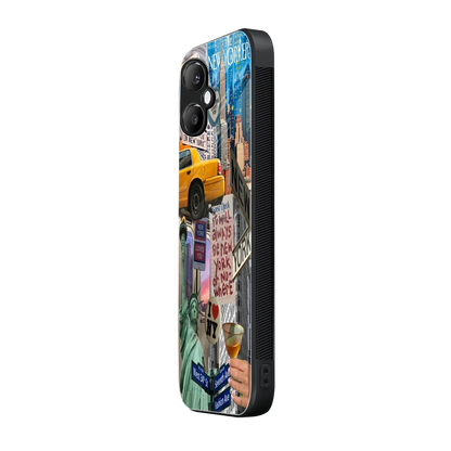 NY Forever samsung galaxy a06 5g mobile cover | shockproof glass phone case