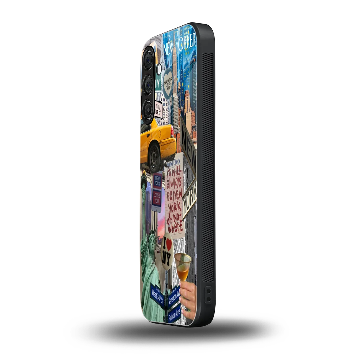 NY Forever samsung galaxy m35 5g mobile cover | shockproof glass phone case